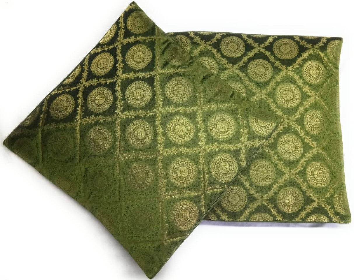 CHANDERI CUSHION COVERS (5 PCS)
