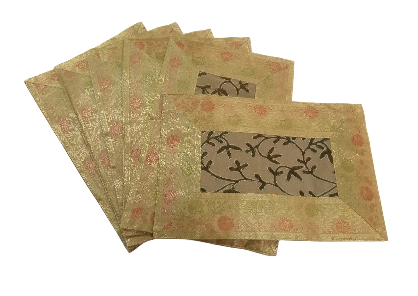 KANCHAN BANARASI PLACEMAT SET (6 pcs)