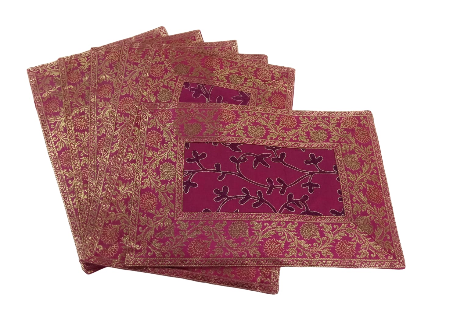 KANCHAN BANARASI PLACEMAT SET (6 pcs)