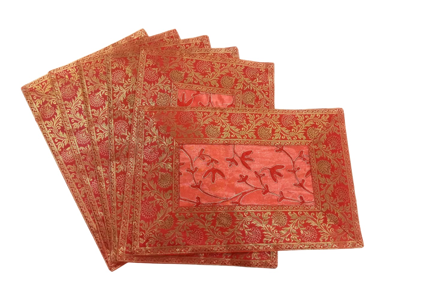 KANCHAN BANARASI PLACEMAT SET (6 pcs)