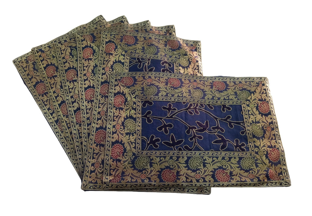 KANCHAN BANARASI PLACEMAT SET (6 pcs)
