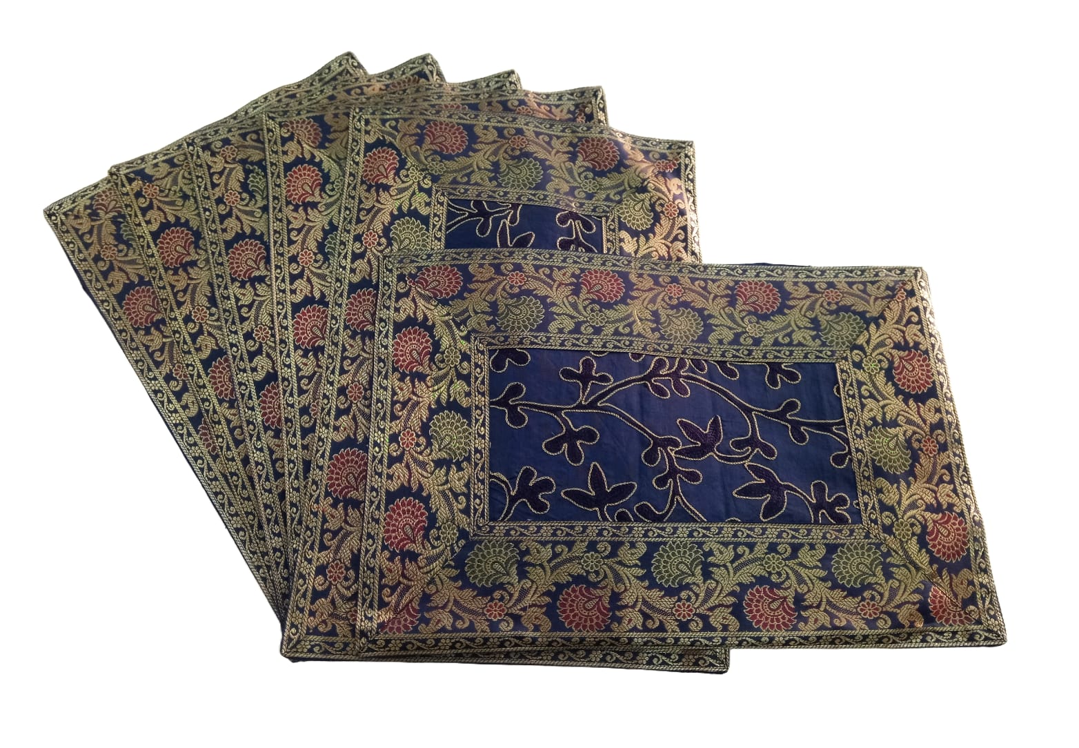 KANCHAN BANARASI PLACEMAT SET (6 pcs)