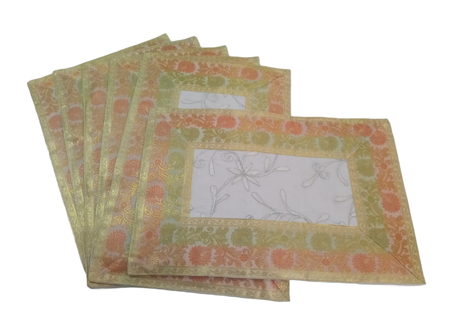 KANCHAN BANARASI PLACEMAT SET (6 pcs)