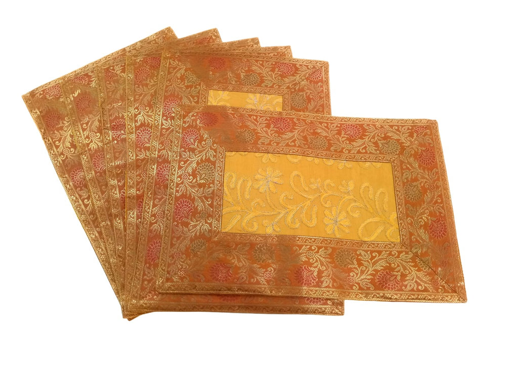 KANCHAN BANARASI PLACEMAT SET (6 pcs)