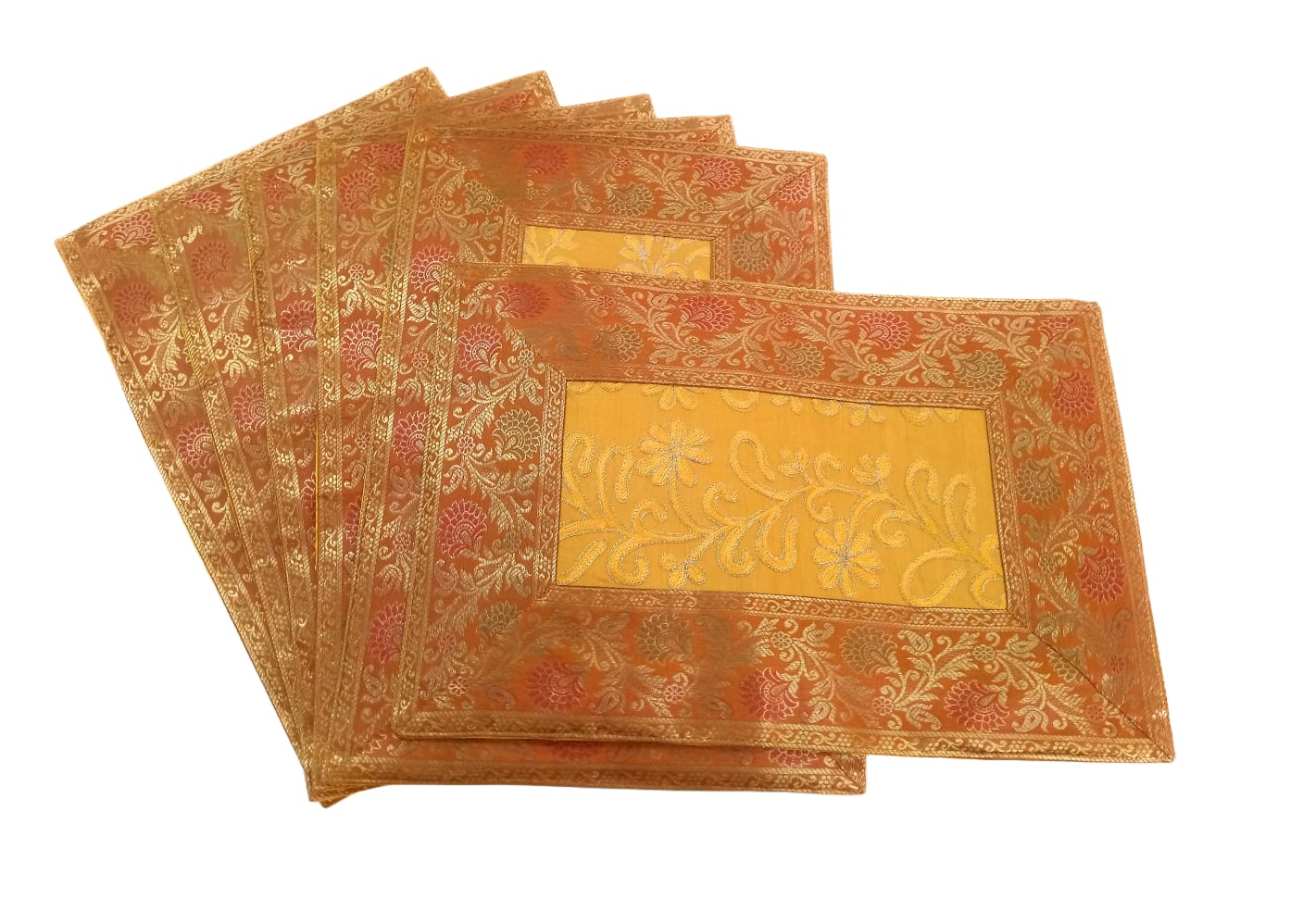 KANCHAN BANARASI PLACEMAT SET (6 pcs)