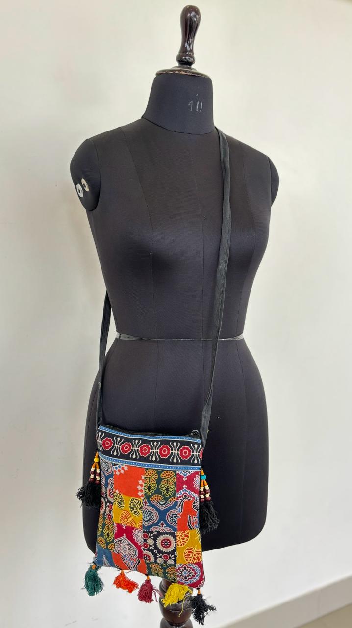 PATCHWORK SLING BAG-LAVNI SLING BAG