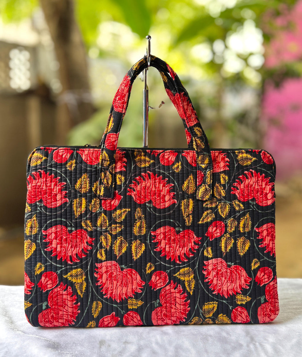 RAAHINI QUILTED LAPTOP BAGS
