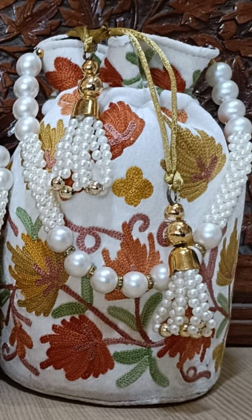 KASHMIRI EMBROIDERED POTLI-GULNAR POTLI