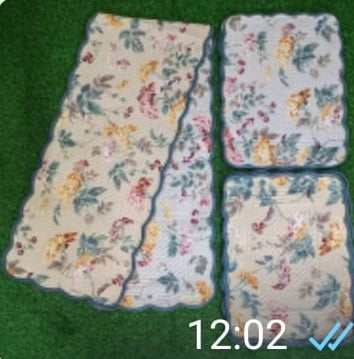 COTTAGE BLOOM RUNNER SET