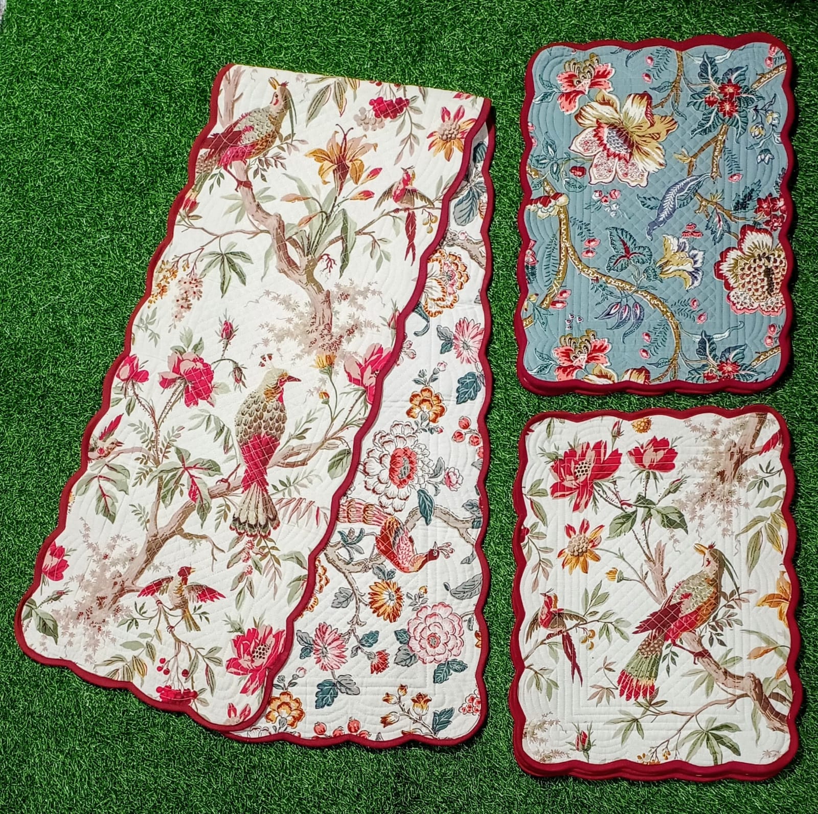 COTTAGE BLOOM RUNNER SET