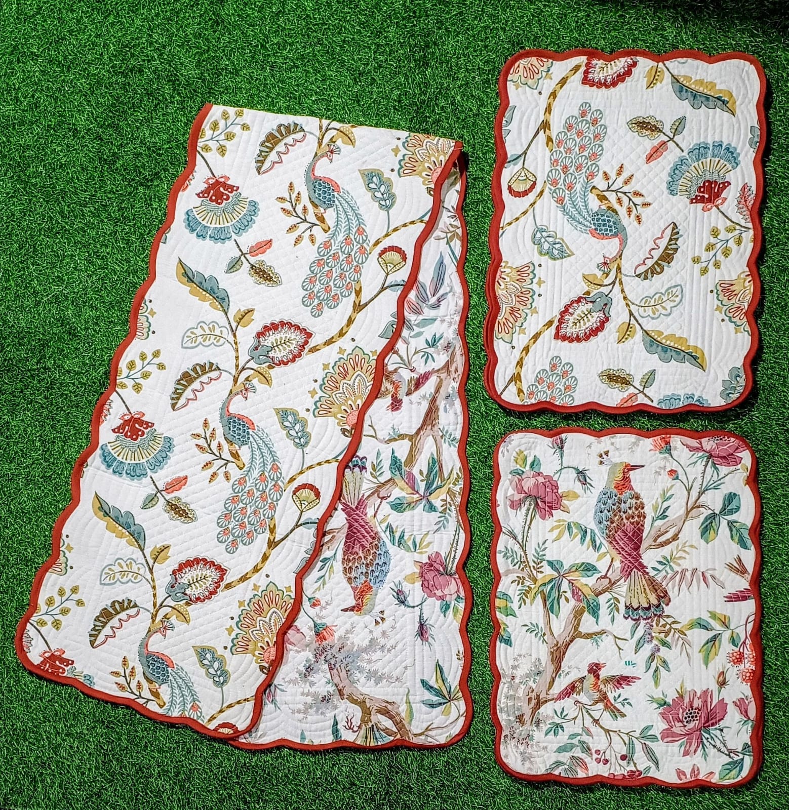 COTTAGE BLOOM RUNNER SET