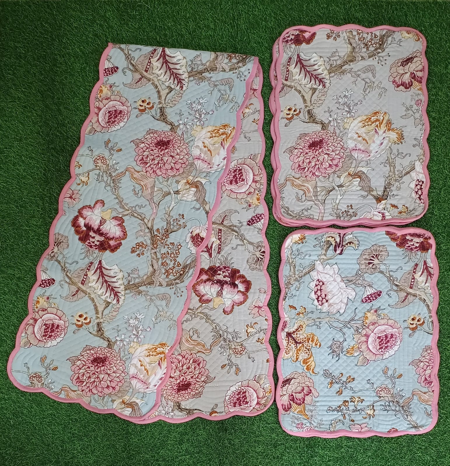 COTTAGE BLOOM RUNNER SET
