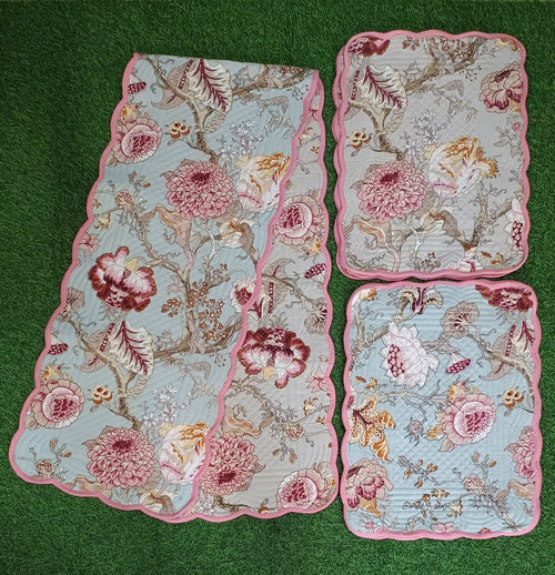 COTTAGE BLOOM RUNNER SET
