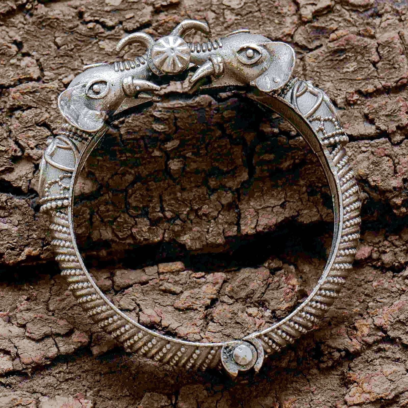 SILVER LOOK ALIKE CUFFS - SANSKRITI