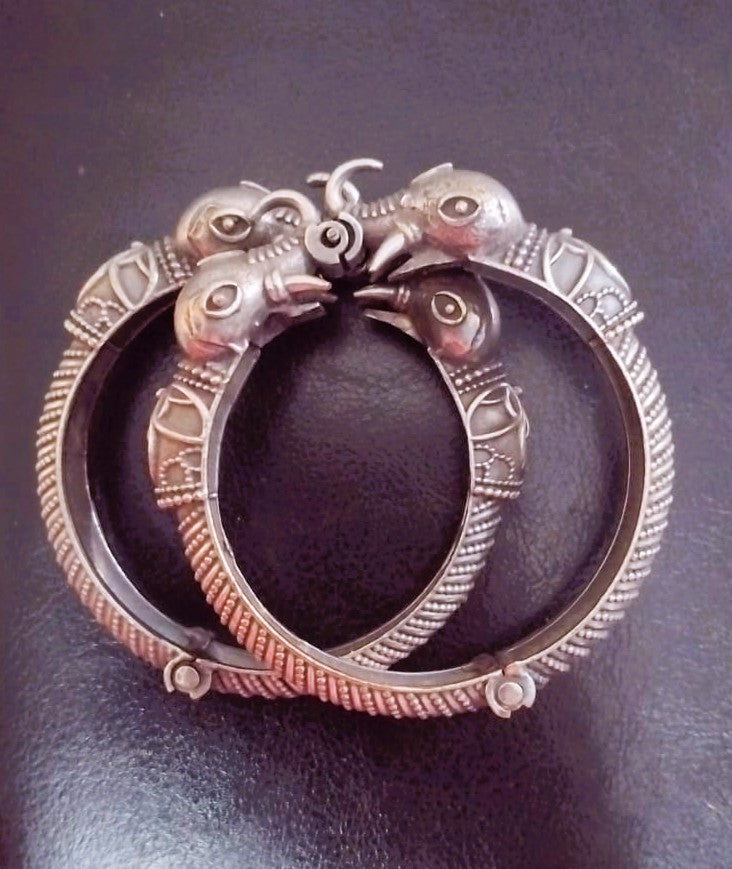 SILVER LOOK ALIKE CUFFS - SANSKRITI